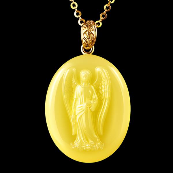 天使黄金吊坠图片大全